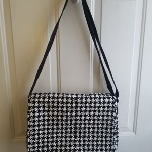 Vera Bradley Midnight Houndstooth messenger bag